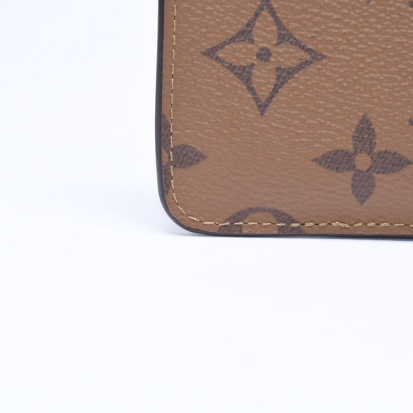 極美品 LOUIS VUITTON ルイヴィトン ポルトカルトロミー カードケース M81912 モノグラムキャンバス ブラウン 中古 4a007119