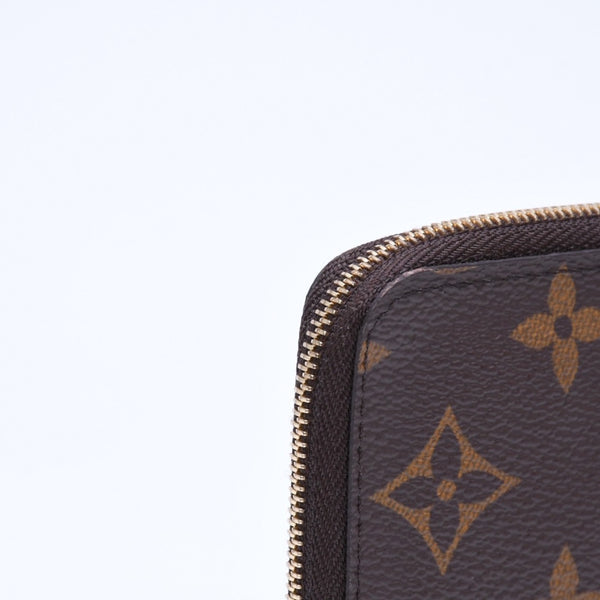 極美品 LOUIS VUITTON ルイヴィトン ポルト クレ ノア コインケース 小銭入れ M83612 モノグラム ブラウン ライトブルー 中古 4a007120