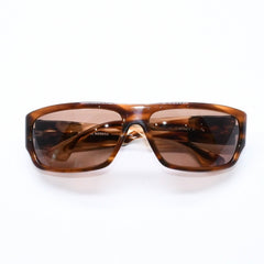 極美品 CHROME HEARTS クロムハーツ G-MONEY II サングラス アイウェア サイズ64□16-128 フレアニー べっ甲カラー 中古 4a006879