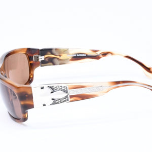 極美品 CHROME HEARTS クロムハーツ G-MONEY II サングラス アイウェア サイズ64□16-128 フレアニー べっ甲カラー 中古 4a006879
