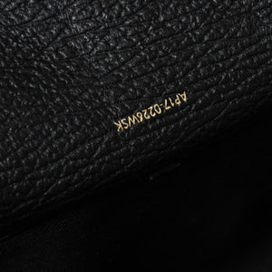 3.1 Phillip Lim フィリップ リム サッチェル ミニサイズ 2WAY ハンドバッグ ショルダーバッグ ブラックレザー シルバー金具 AP17-0226WSK 美品 中古 4a006893