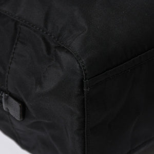 PRADA プラダ ハンドバッグ イヴニングハート BN1134 トライアングルロゴ ナイロン ブラック シルバー金具 美品 中古 4a004852