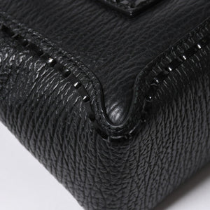 3.1 Phillip Lim フィリップ リム サッチェル ミニサイズ 2WAY ハンドバッグ ショルダーバッグ ブラックレザー シルバー金具 AP17-0226WSK 美品 中古 4a006893