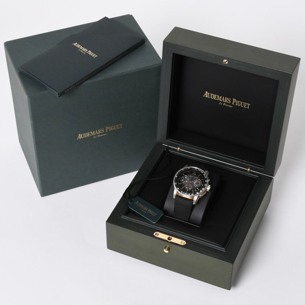 極美品 AUDEMARS PIGUET オーデマ ピゲ CODE コード PG WG 41mm 時計 26393CR.OO.A002KB.01 ブラック文字盤 中古 4a006900