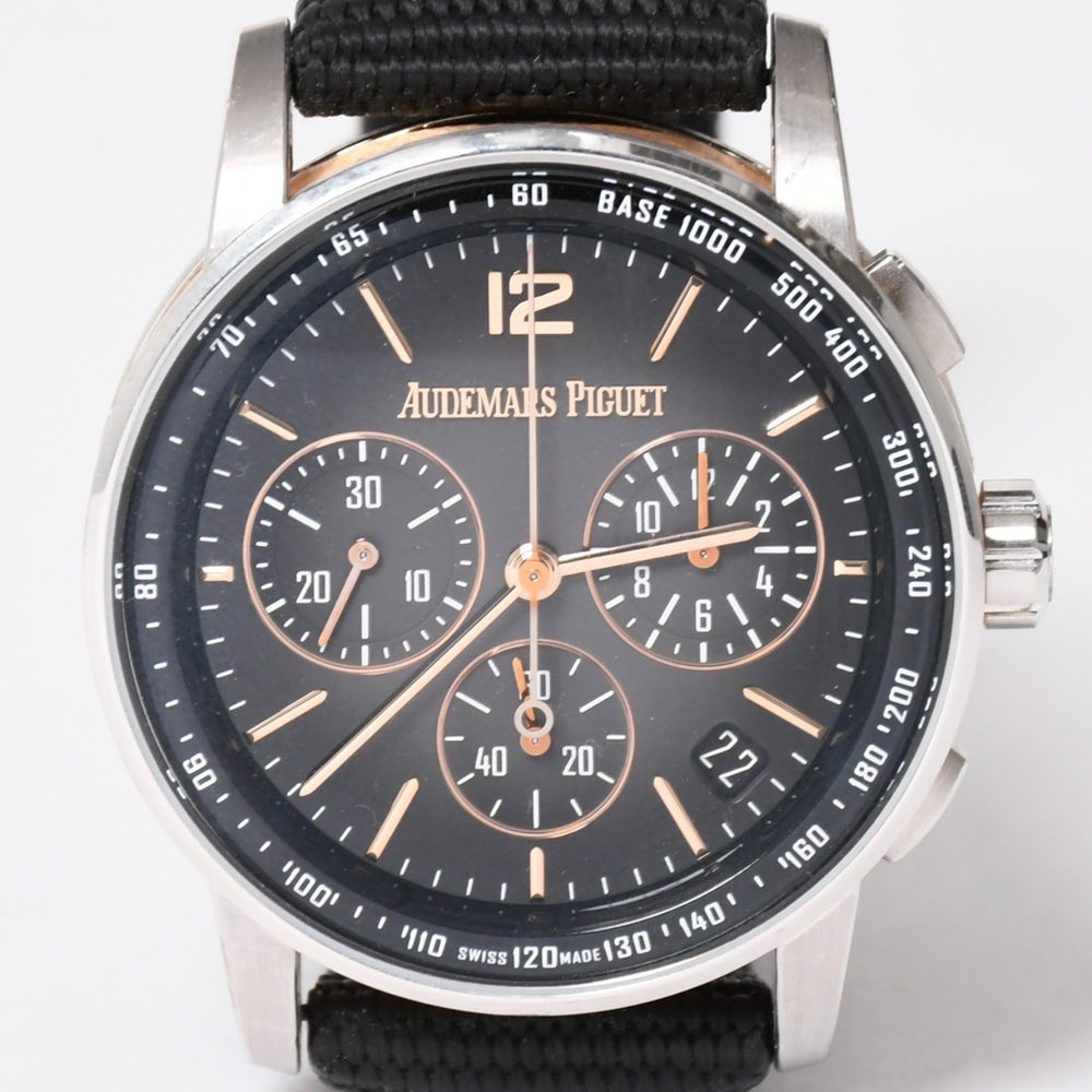 極美品 AUDEMARS PIGUET オーデマ ピゲ CODE コード PG WG 41mm 時計 26393CR.OO.A002KB.01 ブラック文字盤 中古 4a006900