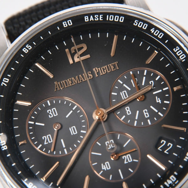 極美品 AUDEMARS PIGUET オーデマ ピゲ CODE コード PG WG 41mm 時計 26393CR.OO.A002KB.01 ブラック文字盤 中古 4a006900