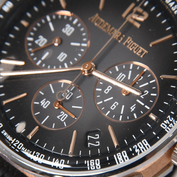極美品 AUDEMARS PIGUET オーデマ ピゲ CODE コード PG WG 41mm 時計 26393CR.OO.A002KB.01 ブラック文字盤 中古 4a006900