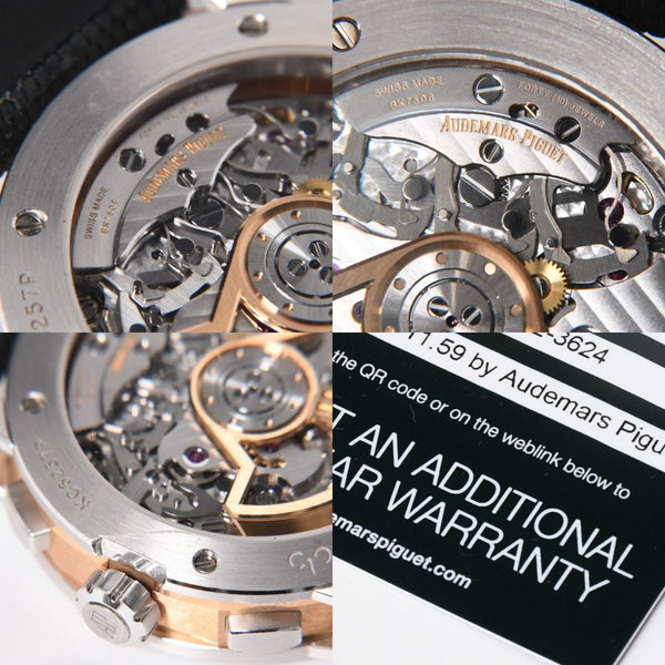 極美品 AUDEMARS PIGUET オーデマ ピゲ CODE コード PG WG 41mm 時計 26393CR.OO.A002KB.01 ブラック文字盤 中古 4a006900