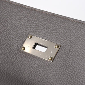 新品同様 HERMES エルメス Maxi Kelly 42 マキシケリー 42 ハンドバッグ K刻印 トゴ エタン SV金具 2025年製 内縫い 中古 4a006899