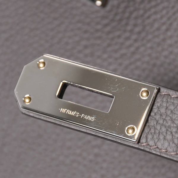 新品同様 HERMES エルメス Maxi Kelly 42 マキシケリー 42 ハンドバッグ K刻印 トゴ エタン SV金具 2025年製 内縫い 中古 4a006899