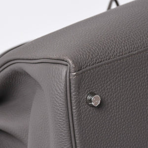 新品同様 HERMES エルメス Maxi Kelly 42 マキシケリー 42 ハンドバッグ K刻印 トゴ エタン SV金具 2025年製 内縫い 中古 4a006899