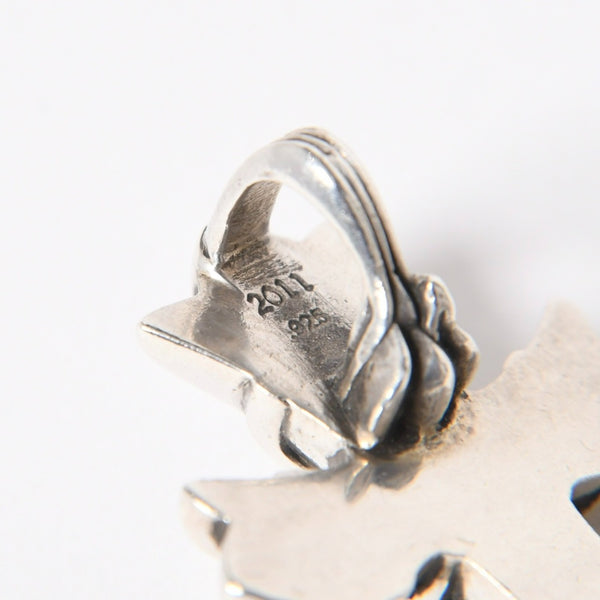 極美品 CHROME HEARTS クロムハーツ DOUBLE CH CROSS SMALL P/D スモール ダブルCHクロス ペンダントトップ 重量約16.50g ダイヤ 中古 4a006902