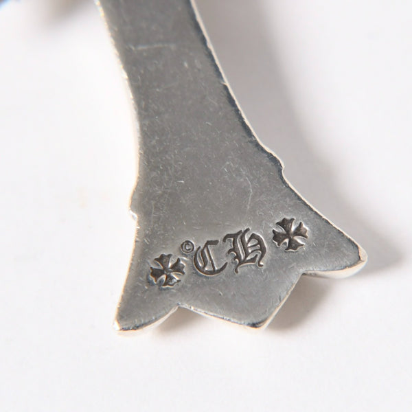 極美品 CHROME HEARTS クロムハーツ DOUBLE CH CROSS SMALL P/D スモール ダブルCHクロス ペンダントトップ 重量約16.50g ダイヤ 中古 4a006902