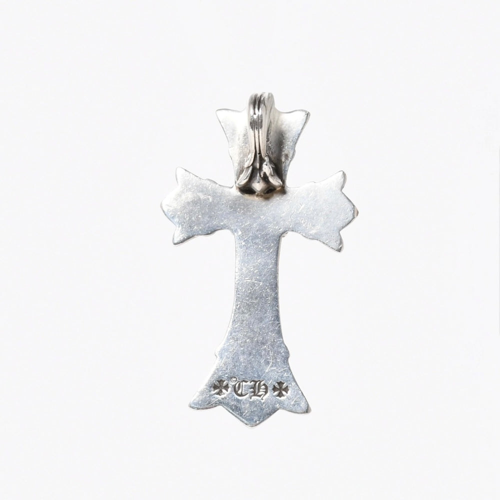 極美品 CHROME HEARTS クロムハーツ DOUBLE CH CROSS SMALL P/D スモール ダブルCHクロス ペンダントトップ 重量約16.50g ダイヤ 中古 4a006902