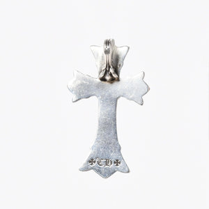 極美品 CHROME HEARTS クロムハーツ DOUBLE CH CROSS SMALL P/D スモール ダブルCHクロス ペンダントトップ 重量約16.50g ダイヤ 中古 4a006902