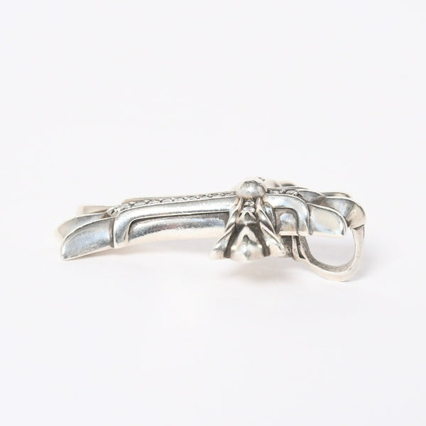 極美品 CHROME HEARTS クロムハーツ DOUBLE CH CROSS SMALL P/D スモール ダブルCHクロス ペンダントトップ 重量約16.50g ダイヤ 中古 4a006902