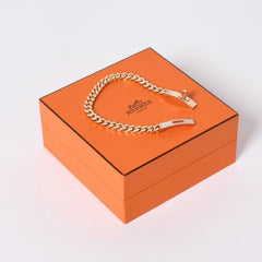 極美品 HERMES エルメス ケリー グルメット ベリースモール ブレスレット H120434B サイズXL 重量29.41g 18KPG メンズ オーダー品 中古 4a006906