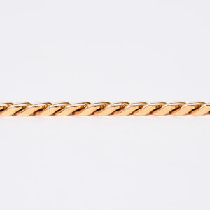極美品 HERMES エルメス ケリー グルメット ベリースモール ブレスレット H120434B サイズXL 重量29.41g 18KPG メンズ オーダー品 中古 4a006906