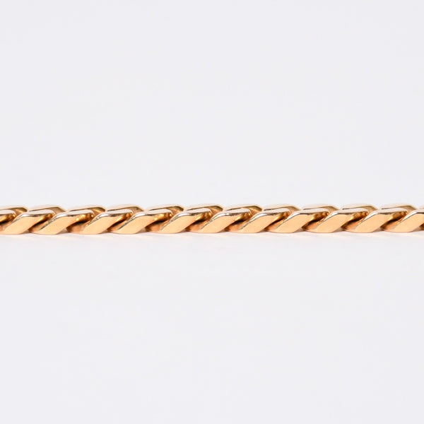 極美品 HERMES エルメス ケリー グルメット ベリースモール ブレスレット H120434B サイズXL 重量29.41g 18KPG メンズ オーダー品 中古 4a006906
