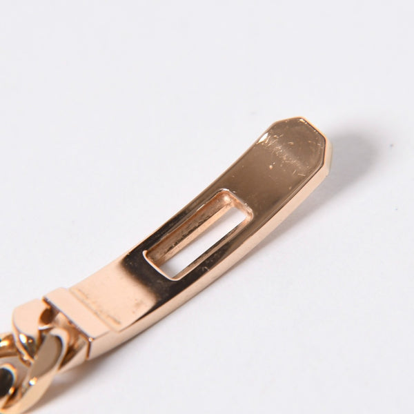 極美品 HERMES エルメス ケリー グルメット ベリースモール ブレスレット H120434B サイズXL 重量29.41g 18KPG メンズ オーダー品 中古 4a006906