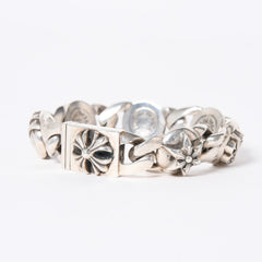 CHROME HEARTS クロムハーツ 6LINKS MULTI LINK 6リンク マルチリンク ブレスレット 重量約117.81g 925刻印 シルバー925 美品 中古 4a006903