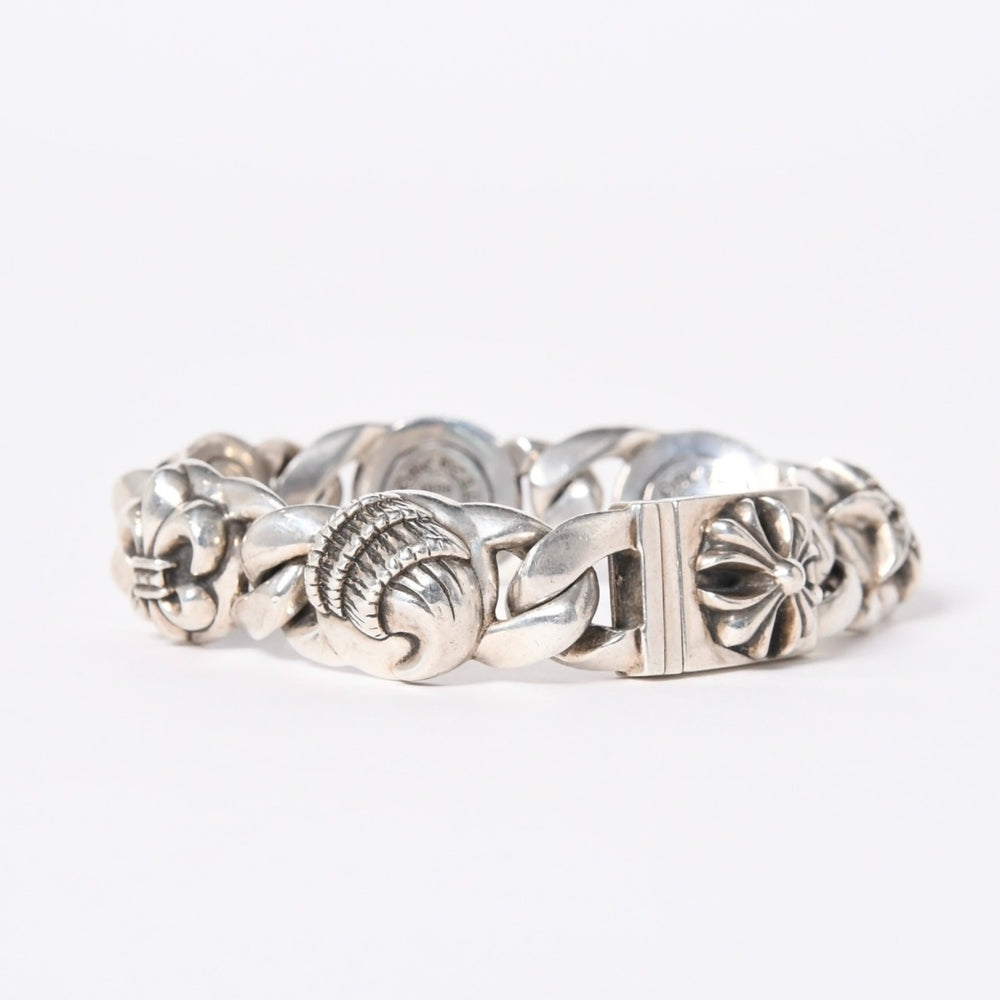 CHROME HEARTS クロムハーツ 6LINKS MULTI LINK 6リンク マルチリンク ブレスレット 重量約117.81g 925刻印 シルバー925 美品 中古 4a006903