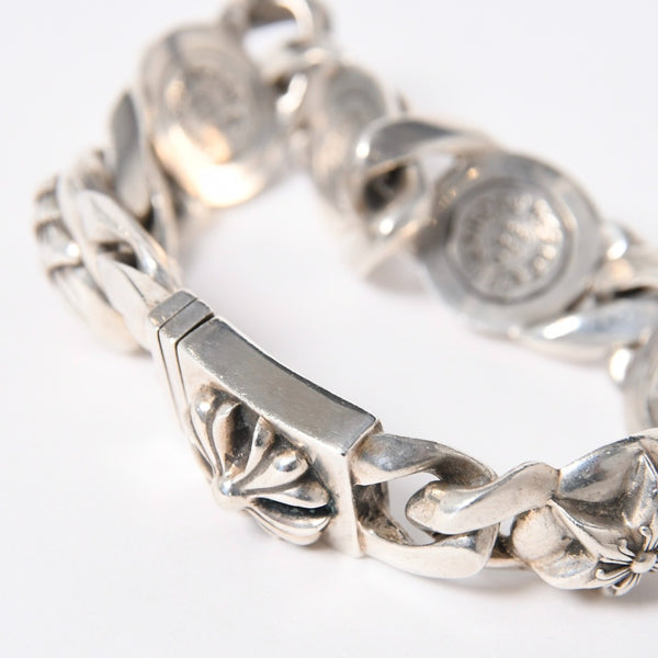 CHROME HEARTS クロムハーツ 6LINKS MULTI LINK 6リンク マルチリンク ブレスレット 重量約117.81g 925刻印 シルバー925 美品 中古 4a006903