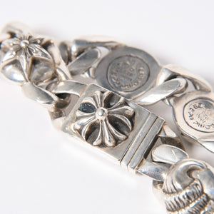 CHROME HEARTS クロムハーツ 6LINKS MULTI LINK 6リンク マルチリンク ブレスレット 重量約117.81g 925刻印 シルバー925 美品 中古 4a006903