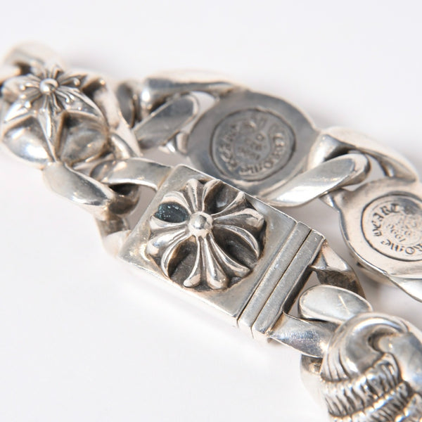 CHROME HEARTS クロムハーツ 6LINKS MULTI LINK 6リンク マルチリンク ブレスレット 重量約117.81g 925刻印 シルバー925 美品 中古 4a006903
