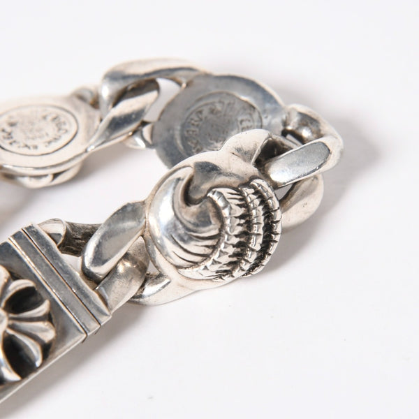 CHROME HEARTS クロムハーツ 6LINKS MULTI LINK 6リンク マルチリンク ブレスレット 重量約117.81g 925刻印 シルバー925 美品 中古 4a006903