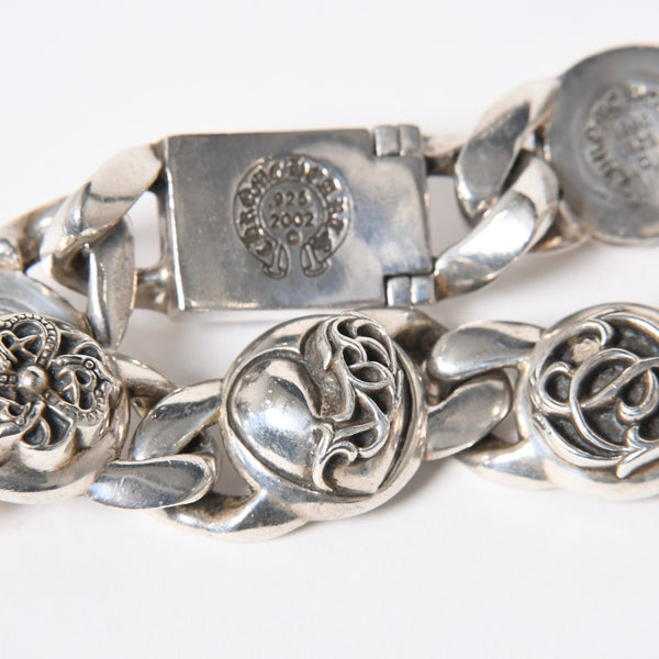 CHROME HEARTS クロムハーツ 6LINKS MULTI LINK 6リンク マルチリンク ブレスレット 重量約117.81g 925刻印 シルバー925 美品 中古 4a006903