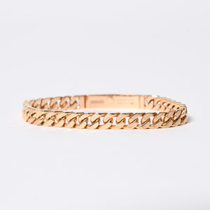 極美品 HERMES エルメス ケリー グルメット ベリースモール ブレスレット H120434B サイズXL 重量29.41g 18KPG メンズ オーダー品 中古 4a006906
