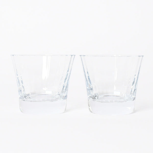 新品未使用 Baccarat バカラ Mille Nuits ミルニュイ タンブラー ロックグラス ２個セット クリスタルガラス 中古 4a005286