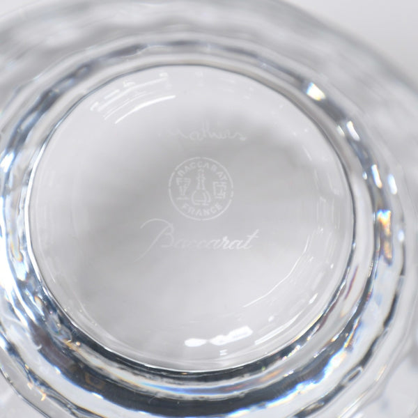 新品未使用 Baccarat バカラ Mille Nuits ミルニュイ タンブラー ロックグラス ２個セット クリスタルガラス 中古 4a005286