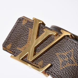 LOUIS VUITTON ルイヴィトン サンチュール LVイニシャル 40MM ベルト M9608 サイズ40インチ モノグラム 美品 中古 4a006646