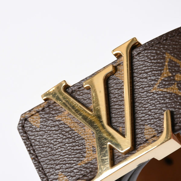 LOUIS VUITTON ルイヴィトン サンチュール LVイニシャル 40MM ベルト M9608 サイズ40インチ モノグラム 美品 中古 4a006646
