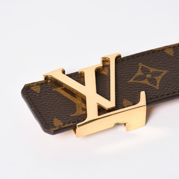 LOUIS VUITTON ルイヴィトン サンチュール LVイニシャル 40MM ベルト M9608 サイズ40インチ モノグラム 美品 中古 4a006646