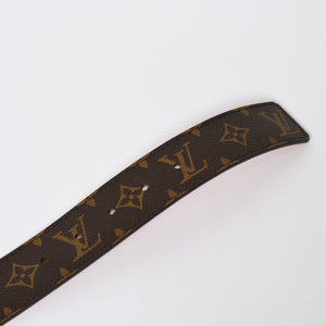 LOUIS VUITTON ルイヴィトン サンチュール LVイニシャル 40MM ベルト M9608 サイズ40インチ モノグラム 美品 中古 4a006646