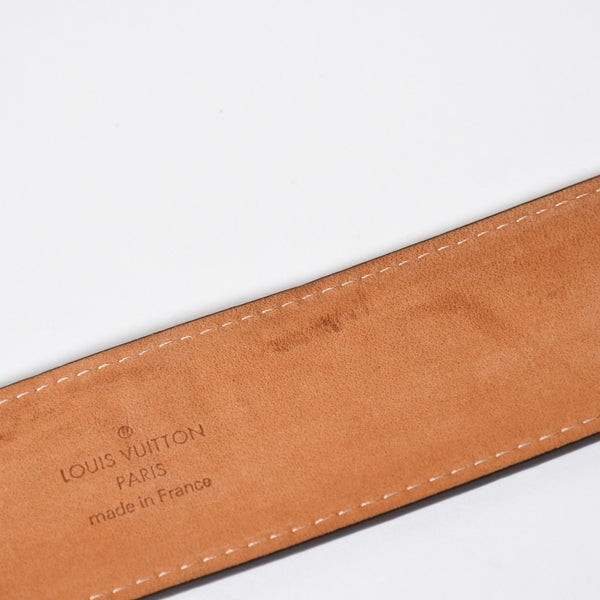 LOUIS VUITTON ルイヴィトン サンチュール LVイニシャル 40MM ベルト M9608 サイズ40インチ モノグラム 美品 中古 4a006646