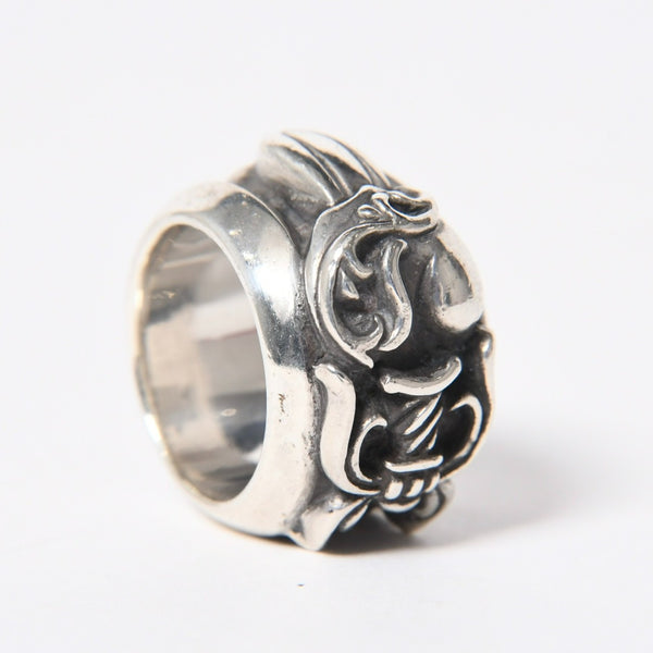 極美品 CHROME HEARTS クロムハーツ DAGGER HEART ダガーハート リング 指輪 重量約25.41g サイズ9.5号 925刻印 シルバー925 中古 4a007009