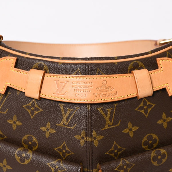 極美品 激レア LOUIS VUITTON × Vivienne Westwood ルイヴィトン ヴィヴィアンウエストウッド 7デザイナーズ バムバッグ 1996年 中古 4a006854
