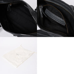 極美品 BALENCIAGA バレンシアガ 新型 クラシック シティ S ハンドバッグ 431621 ショルダーバッグ グレー 中古 4a006916