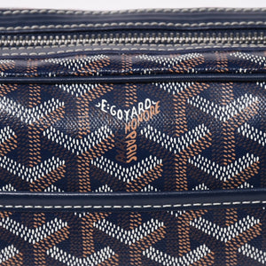 新品同様 GOYARD ゴヤール カップヴェールPM ショルダーバッグ CAPVE2PMLTY02CL02P ネイビー シルバー金具 中古 4a007024
