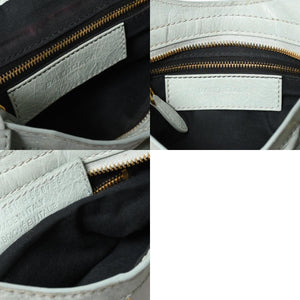 BALENCIAGA バレンシアガ 2WAY ハンドバッグ ショルダーバッグ ジャイアント ミニ シティ ライムグリーン ゴールド金具 309544 美品 中古 4a006917