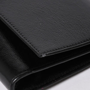 YVES SAINT LAURENT イヴサンローラン クラッチバッグ ハンドバッグ セカンドバッグ ブラック シルバー金具 美品 中古 4a006922