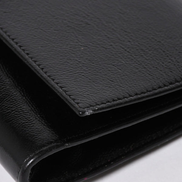YVES SAINT LAURENT イヴサンローラン クラッチバッグ ハンドバッグ セカンドバッグ ブラック シルバー金具 美品 中古 4a006922