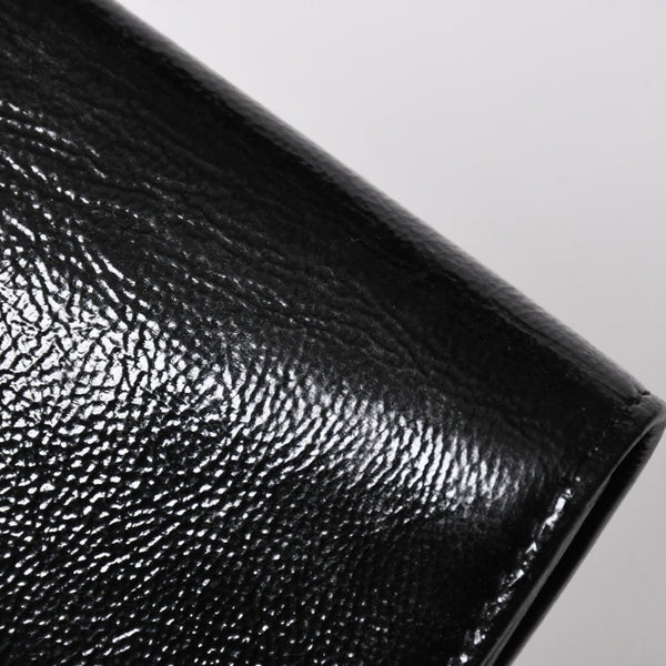 YVES SAINT LAURENT イヴサンローラン クラッチバッグ ハンドバッグ セカンドバッグ ブラック シルバー金具 美品 中古 4a006922