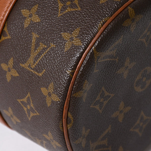 極美品 LOUIS VUITTON ルイヴィトン パピヨン30 GM ハンドバッグ M51365 モノグラム ゴールド金具 旧型 筒型 中古 4a006977