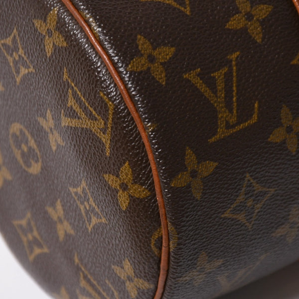 極美品 LOUIS VUITTON ルイヴィトン パピヨン30 GM ハンドバッグ M51365 モノグラム ゴールド金具 旧型 筒型 中古 4a006977