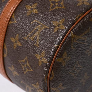 極美品 LOUIS VUITTON ルイヴィトン パピヨン30 GM ハンドバッグ M51365 モノグラム ゴールド金具 旧型 筒型 中古 4a006977